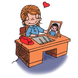 Love is having his picture on your desk and your love in his heart.