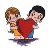 примеры картинок: Love is...two people sharing one heart.