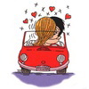 примеры картинок: Love is...when you’re in the driver’s seat.