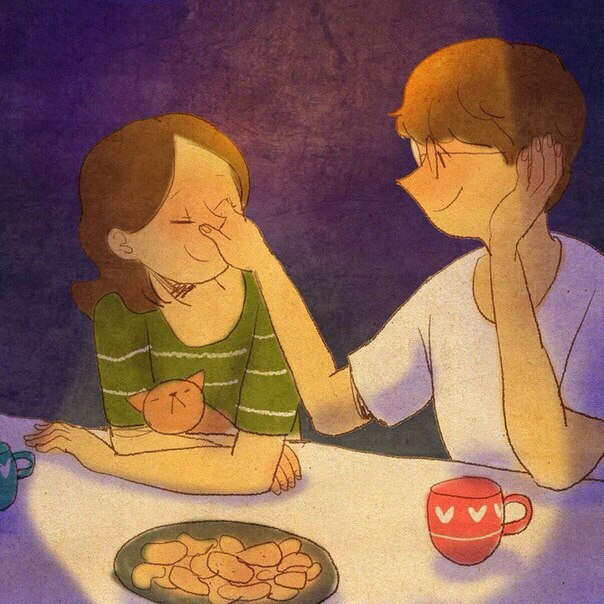 Меньше ругайтесь. 
Больше обнимайтесь.